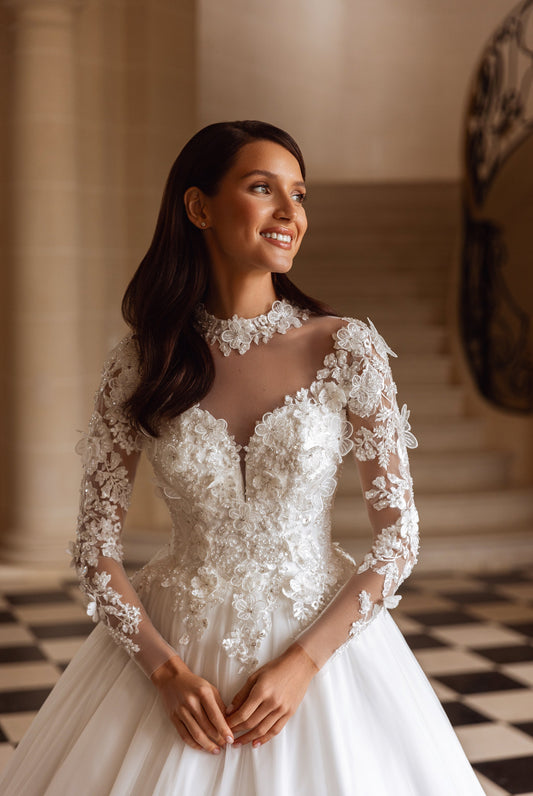 A Wedding Dress Like Belle from Beauty and the Beast: Selection from Devotion Dresses