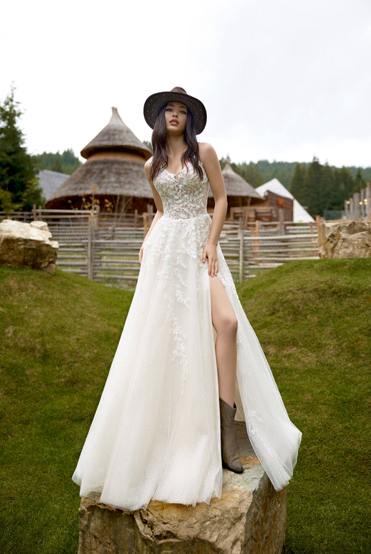Wedding Dresses and Cowboy Boots: The Perfect Boho Match from Devotion Dresses