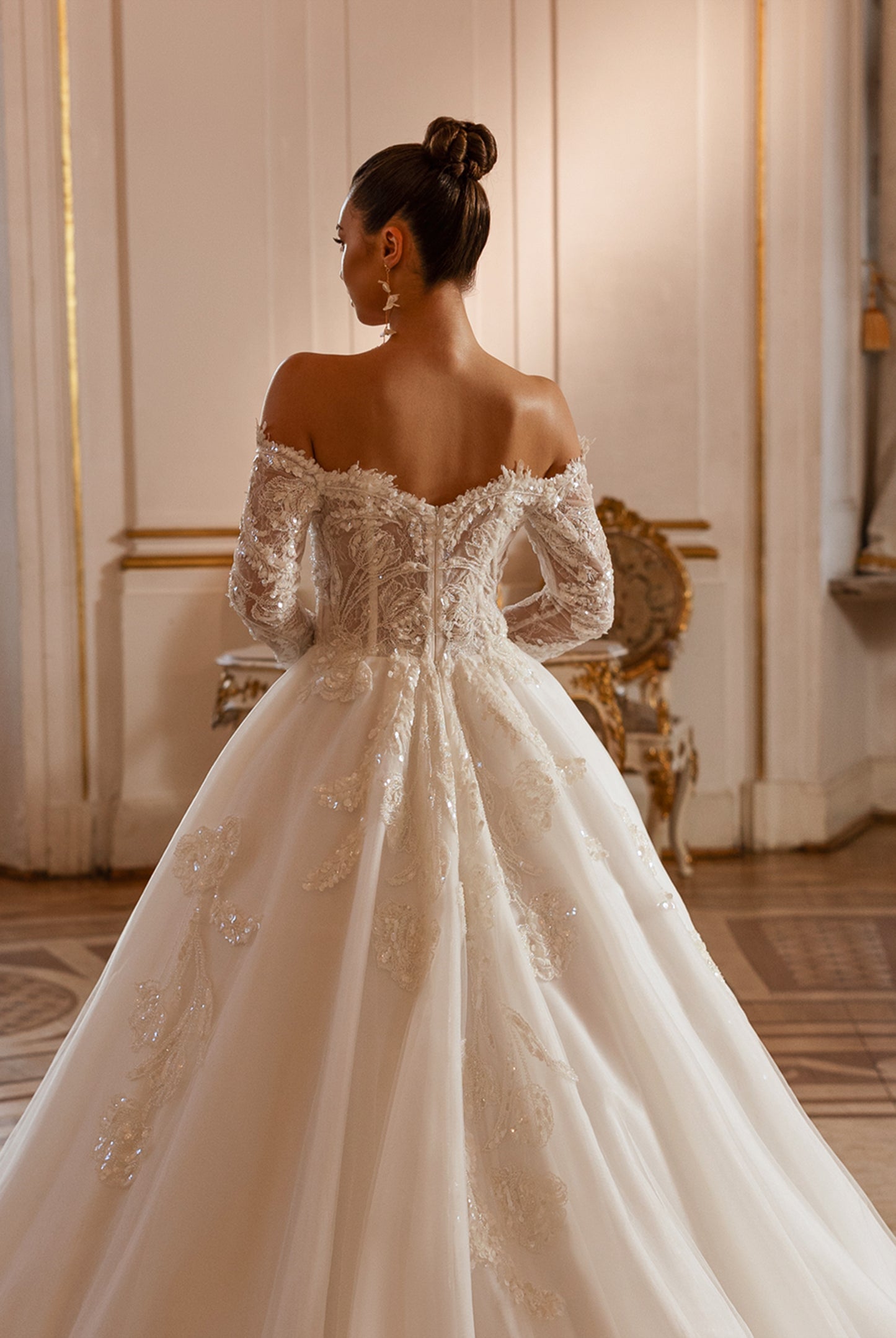Veva Princess/Ball Sweetheart Milk Wedding dress