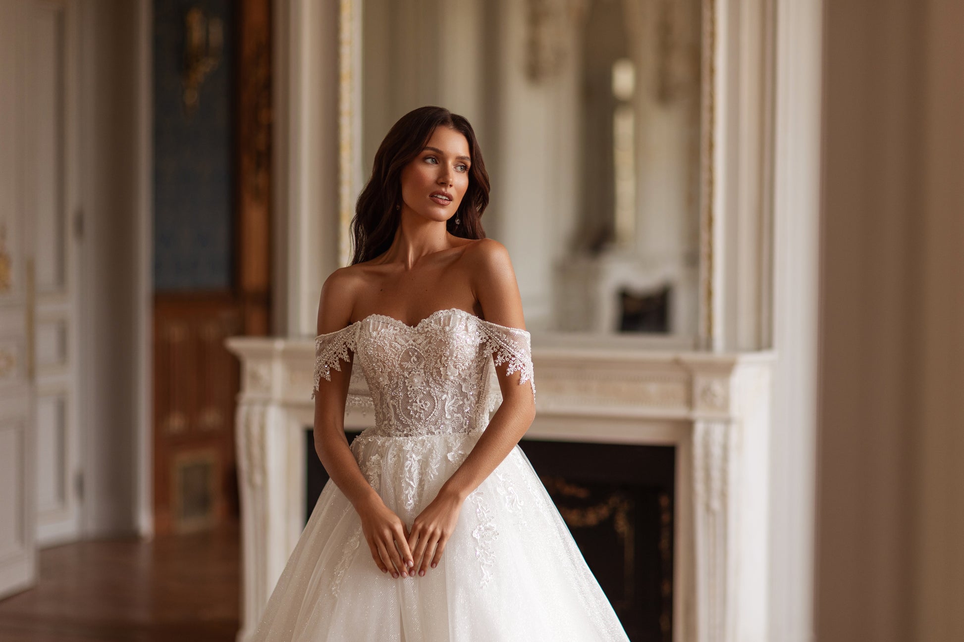 Jade-Chloé A-line Sweetheart Milk Wedding dress