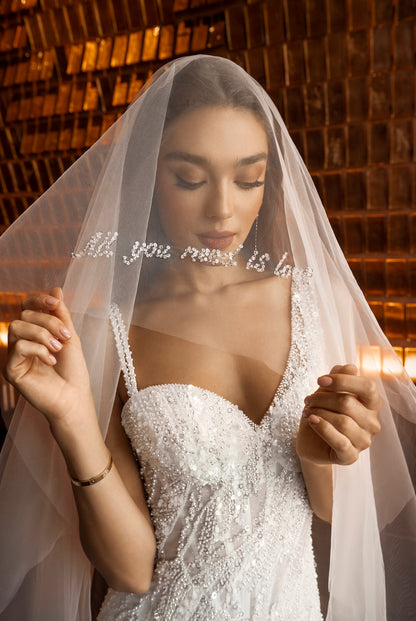 Ashley Trumpet/Mermaid Sweetheart Ivory Wedding dress