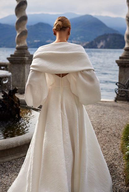 Avita A-line Sweetheart Milk Wedding dress