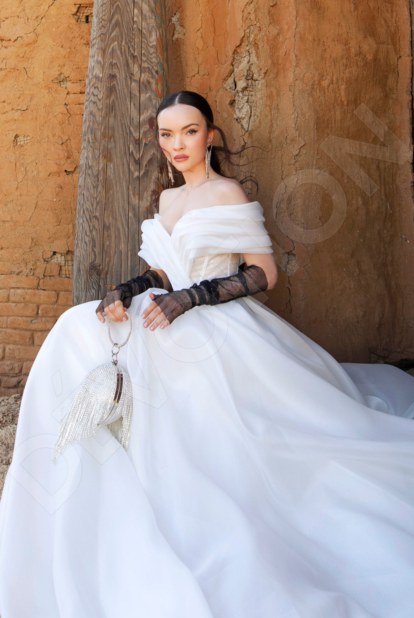 Branta A-line Sweetheart Off White Wedding dress