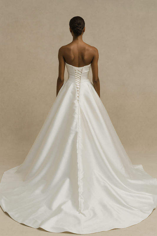 Azurea A-line Sweetheart Milk Wedding dress