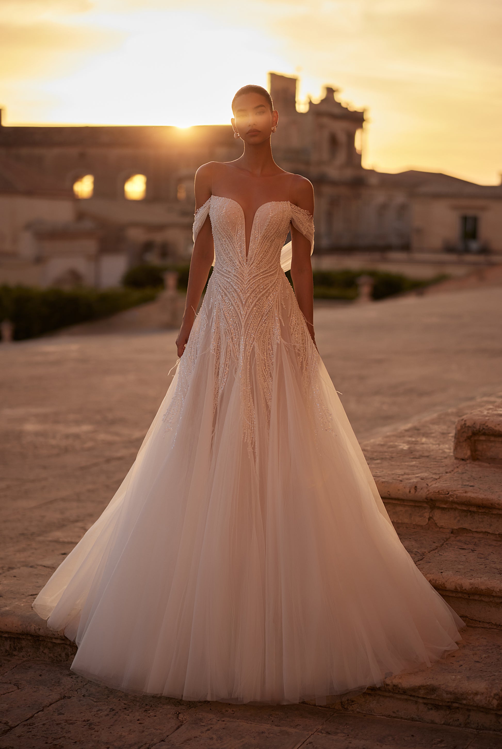 Everlain A-line Illusion Milk Wedding dress
