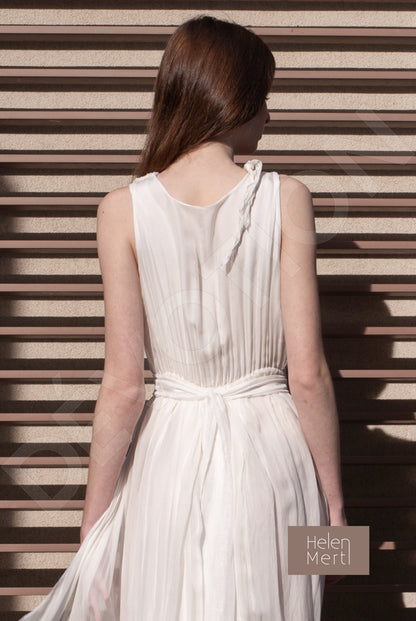 Karolina A-line V-neck White Wedding dress