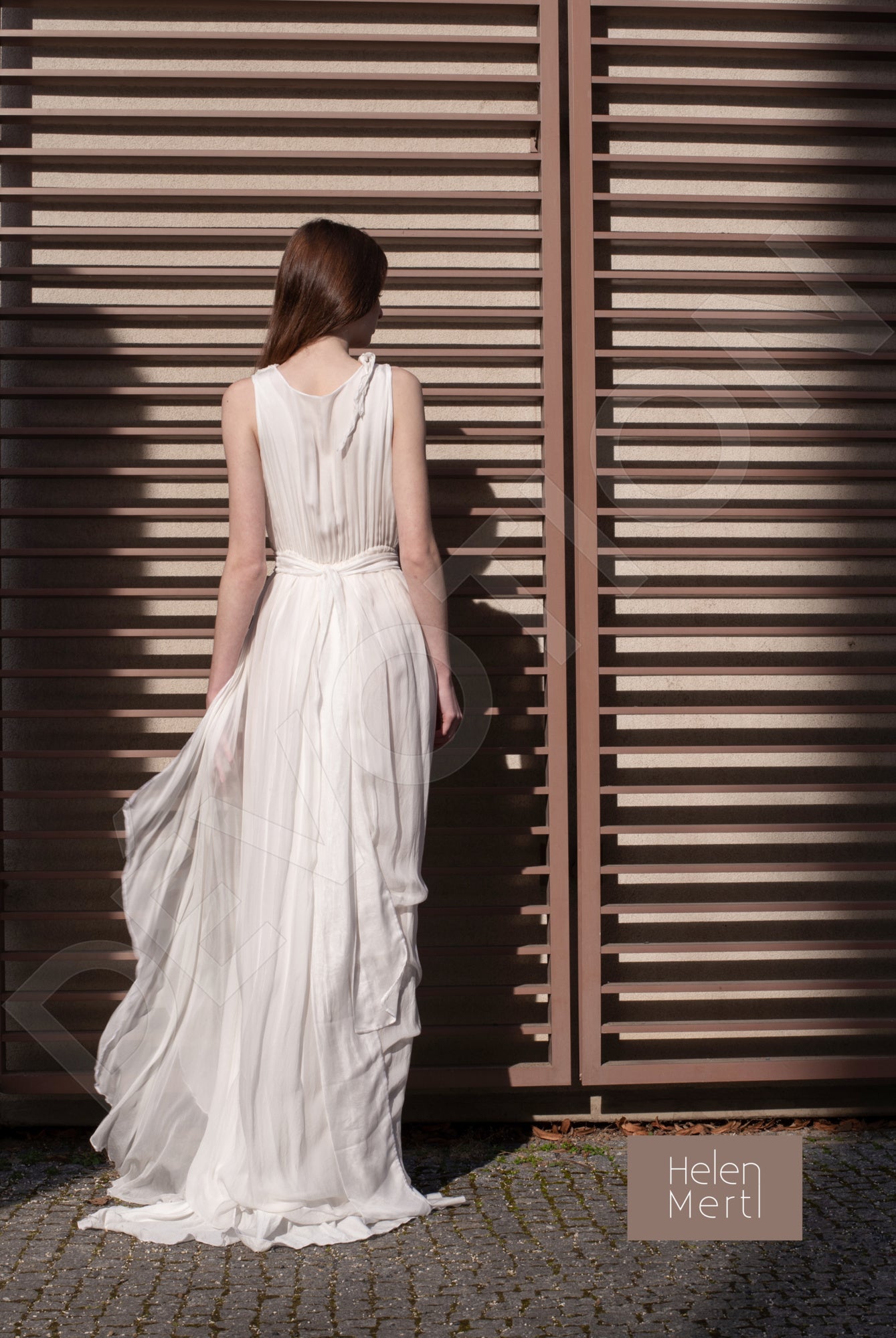 Karolina A-line V-neck White Wedding dress