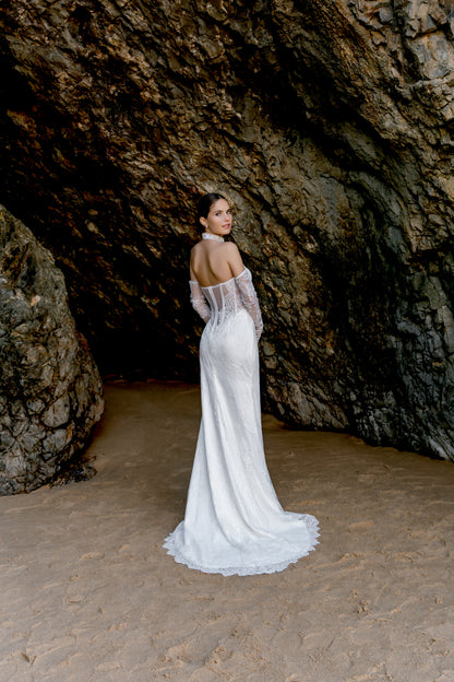 Alis Two in one Sweetheart Milk Wedding dress