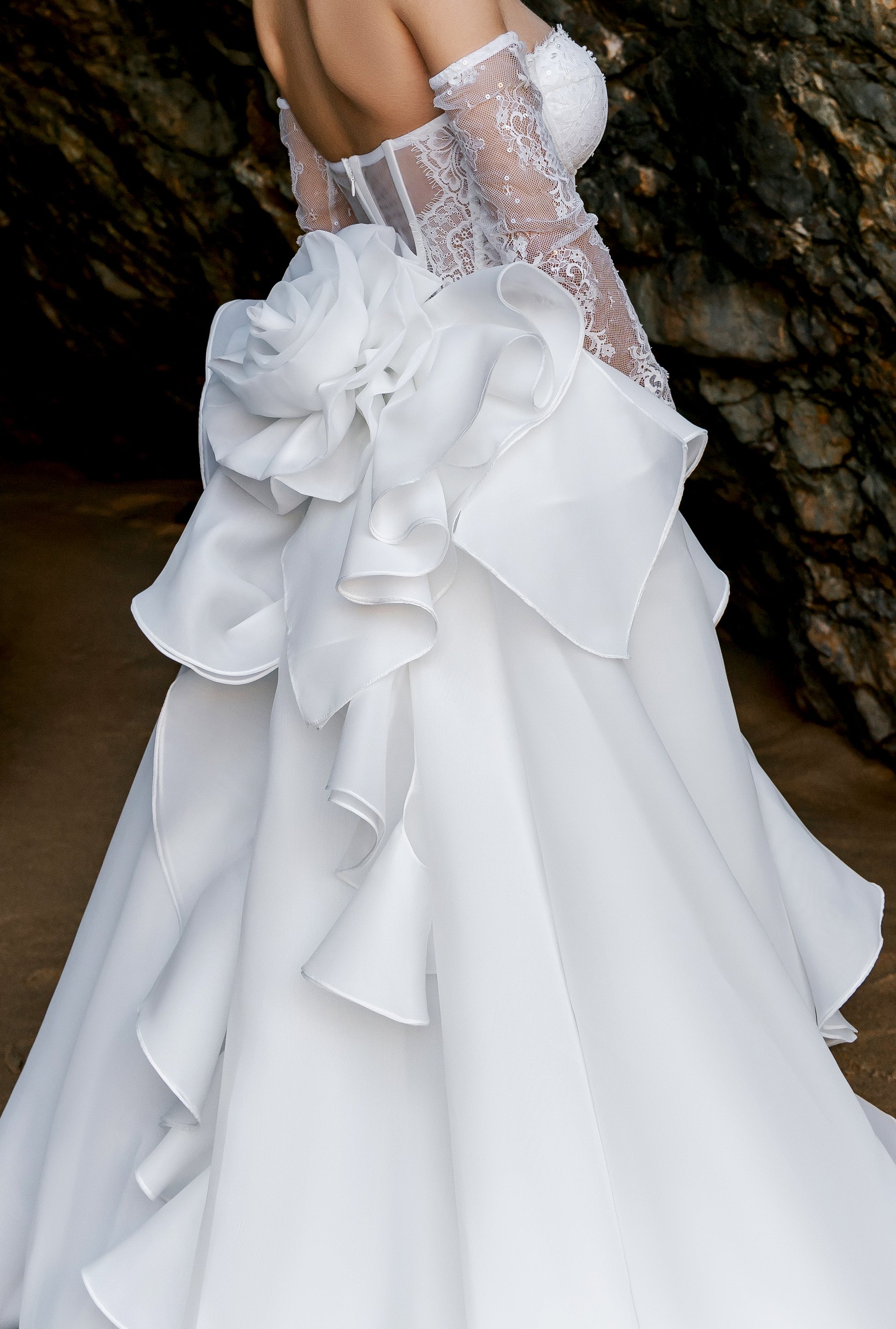 Alis Two in one Sweetheart Milk Wedding dress