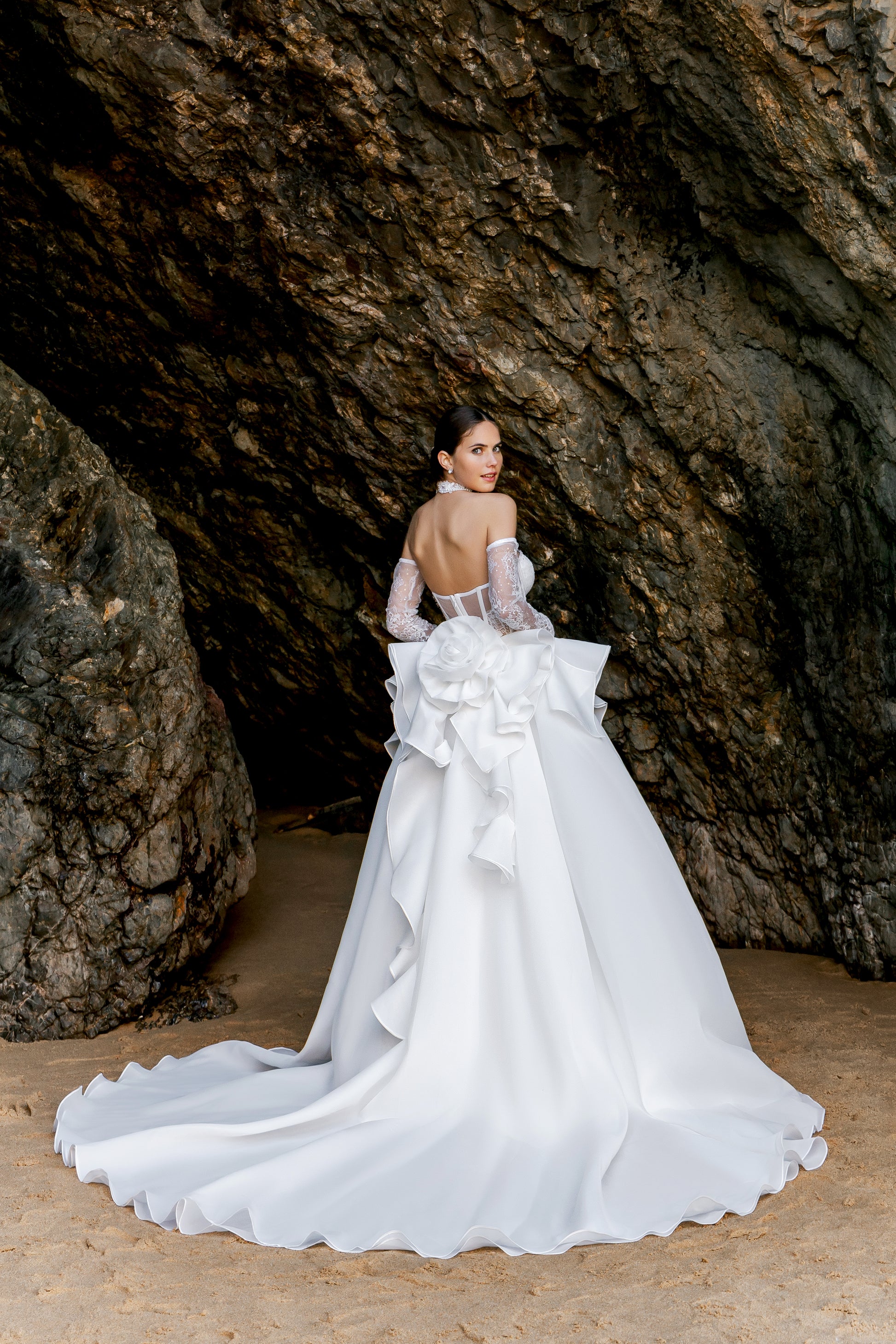 Alis Two in one Sweetheart Milk Wedding dress