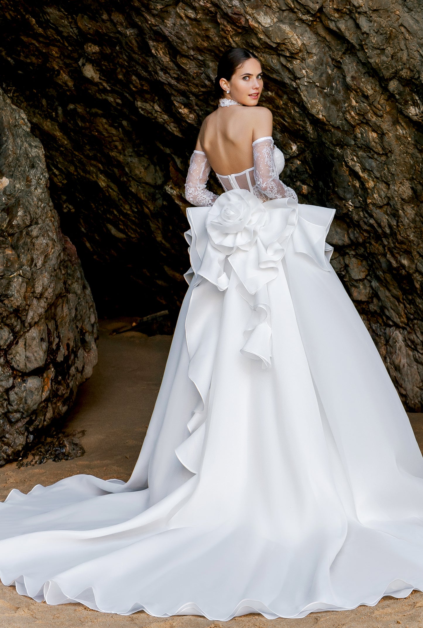 Alis Two in one Sweetheart Milk Wedding dress