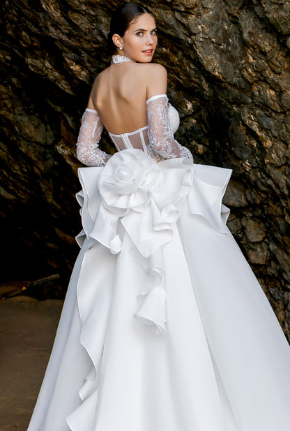 Alis Two in one Sweetheart Milk Wedding dress
