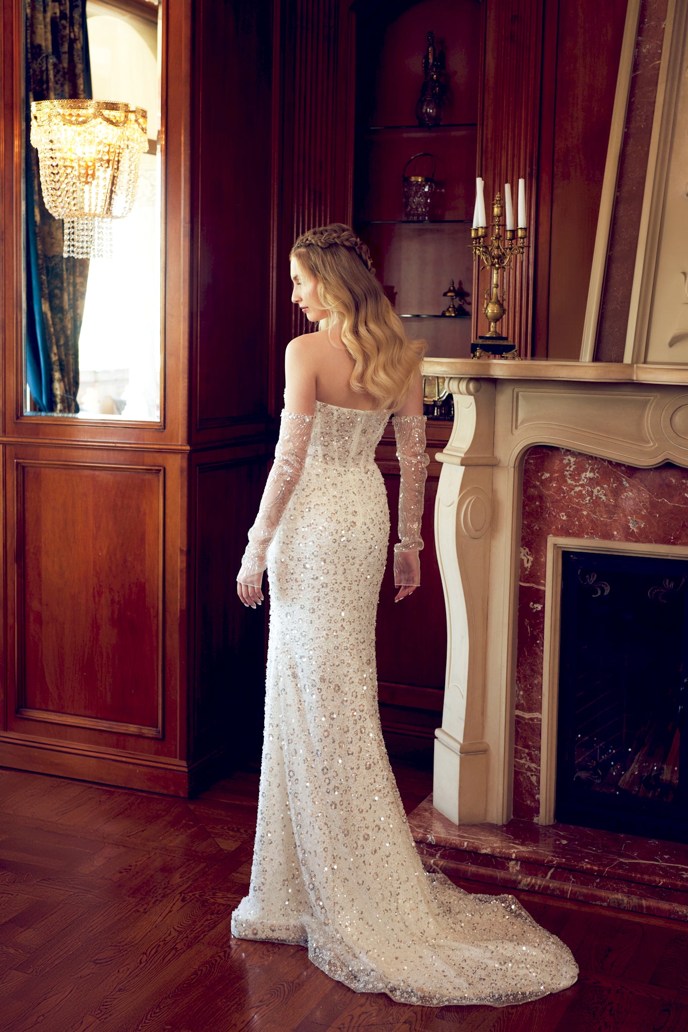 Cherry Two in One Sweetheart Wedding dress