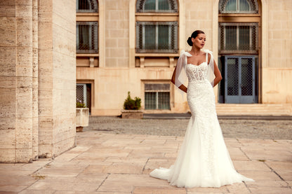 Essenia Trumpet/Mermaid Sweetheart Ivory Wedding dress