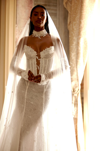 Freya Two in one Sweetheart Ivory Wedding dress