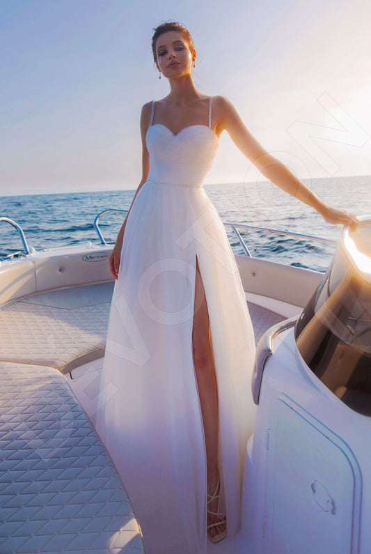 Zoe A-line Sweetheart Ivory Wedding dress