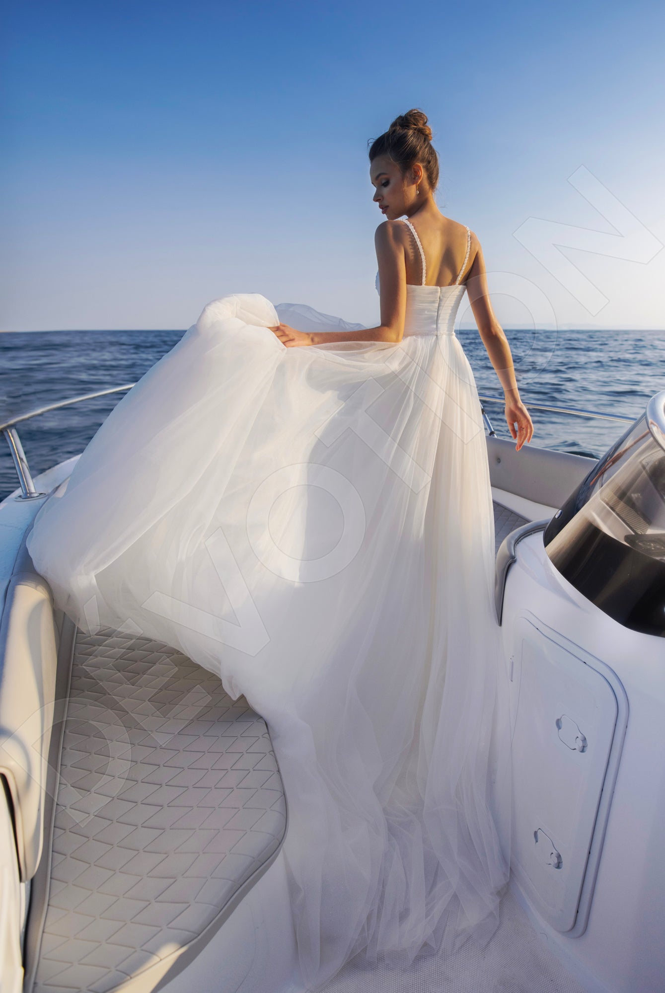 Zoe A-line Sweetheart Ivory Wedding dress