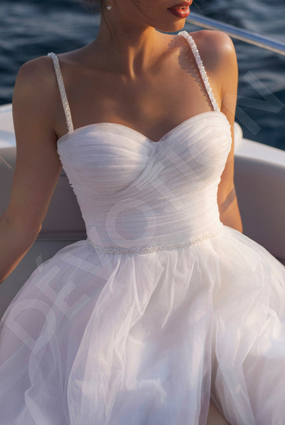 Zoe A-line Sweetheart Ivory Wedding dress