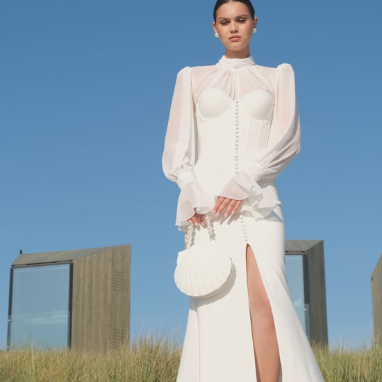 Zerita Two in One Sweetheart Off White Wedding dress