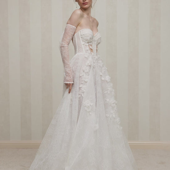 Daria Two in one Sweetheart Milk Wedding dress