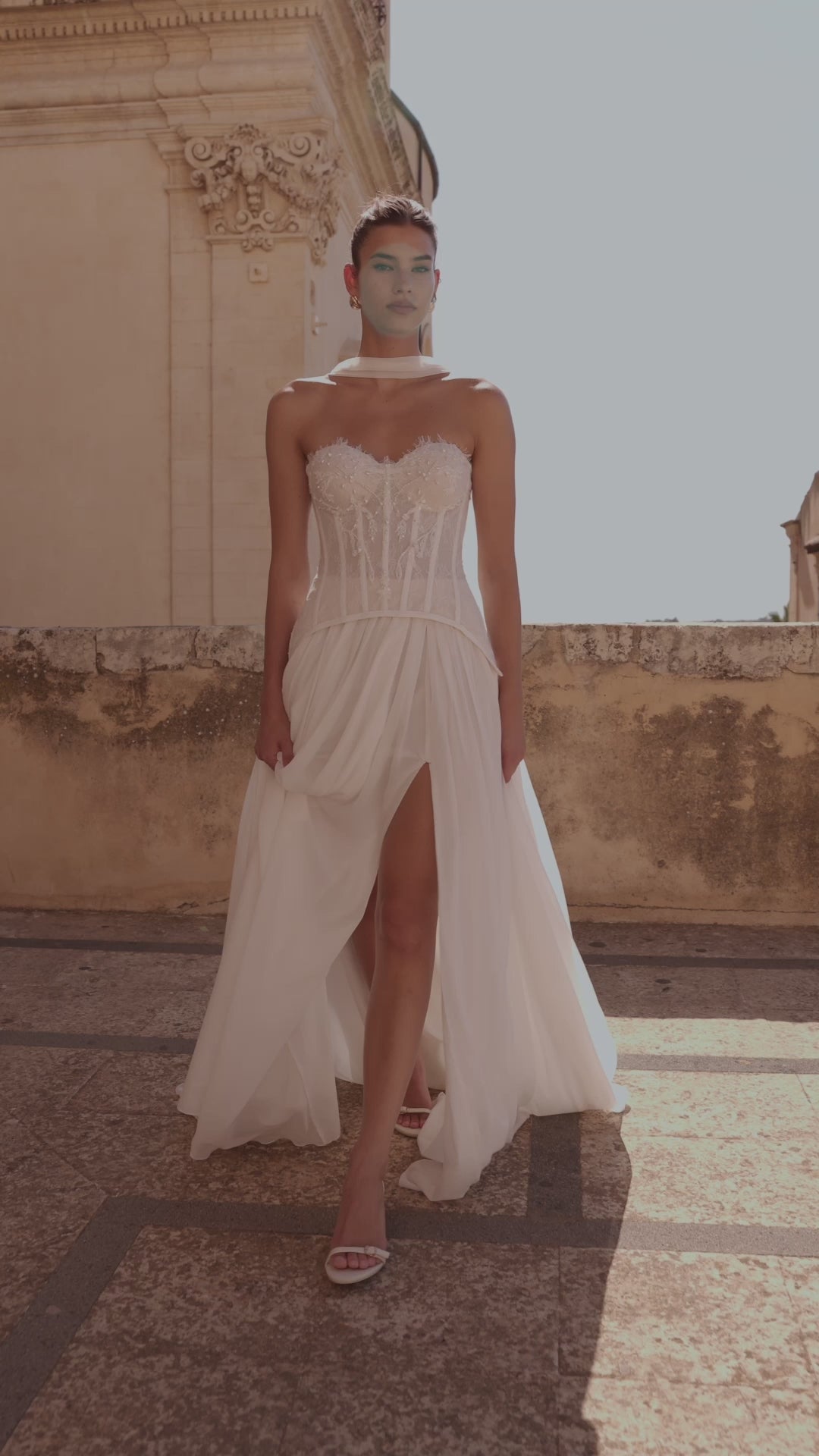 Venesuella Two in one Sweetheart Milk Wedding dress video