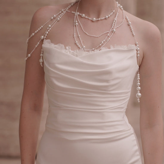 Carter Trumpet/Mermaid Straight across Ivory Wedding dress