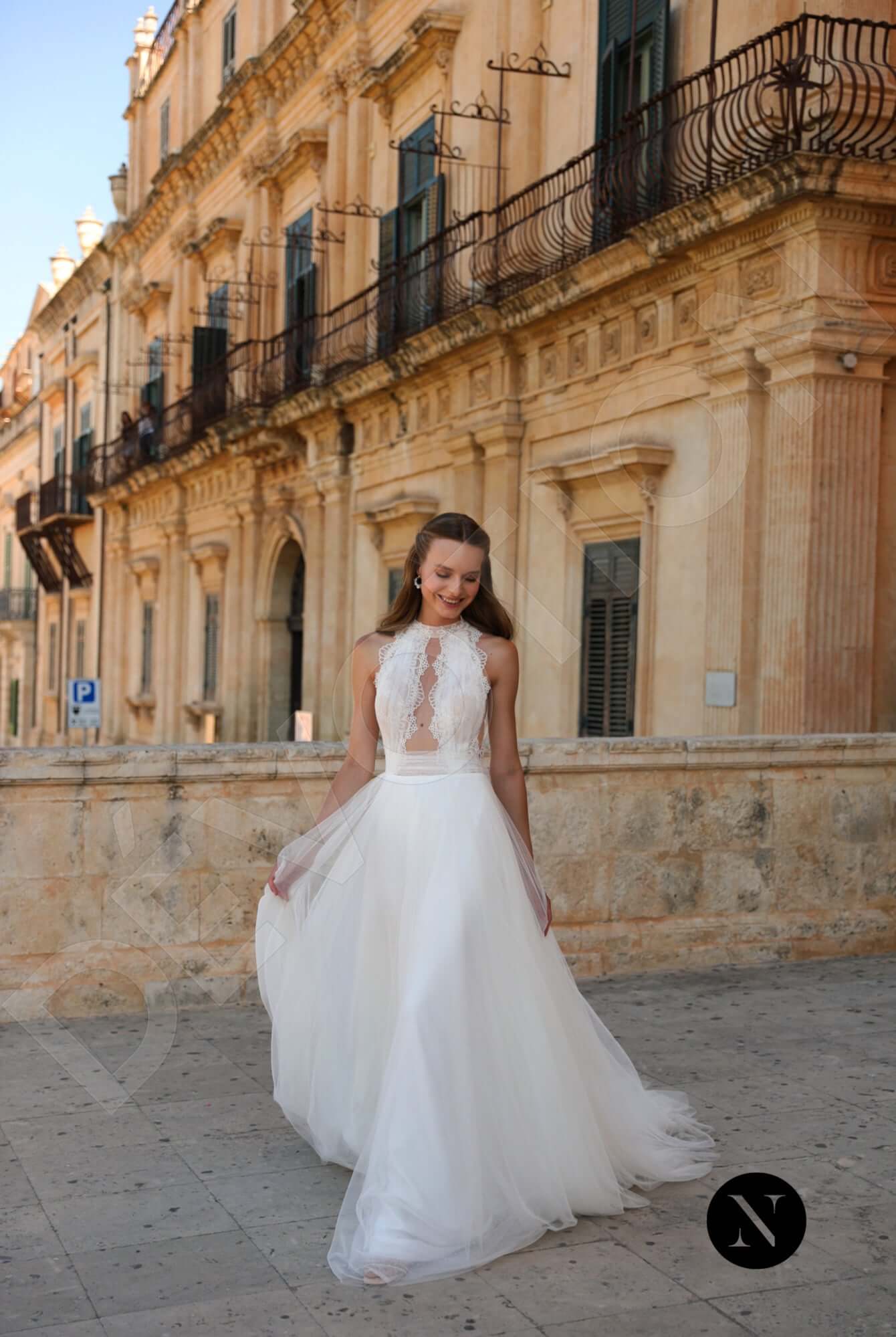 Helena A-line Halter Ivory Wedding dress 7