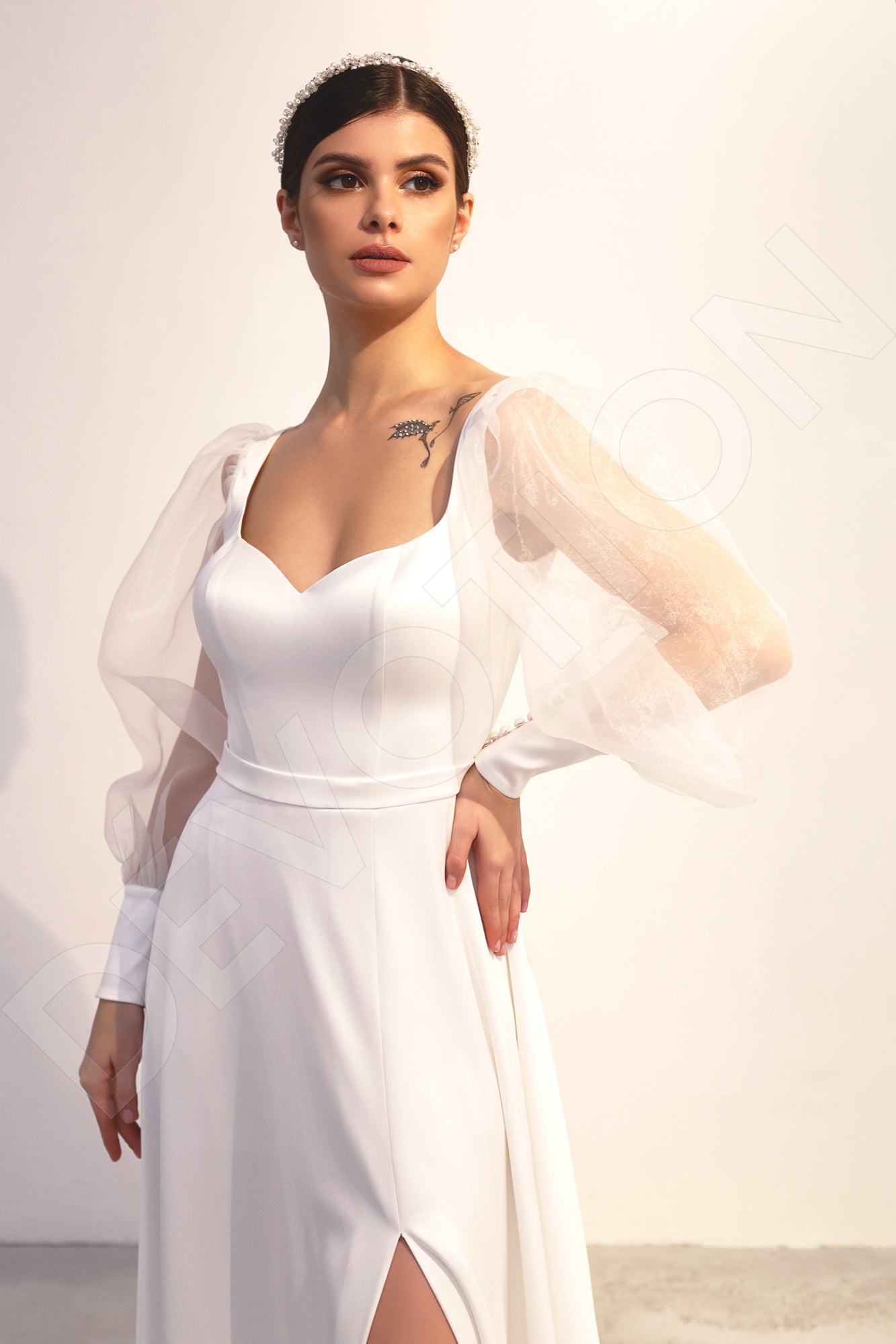 Alisia A-line Sweetheart Light Ivory Wedding dress