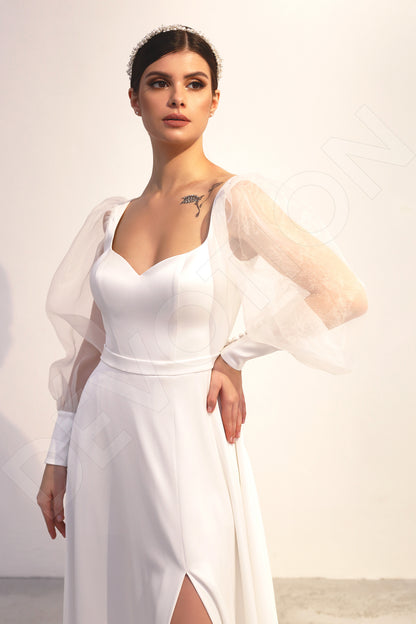 Alisia A-line Sweetheart Light Ivory Wedding dress