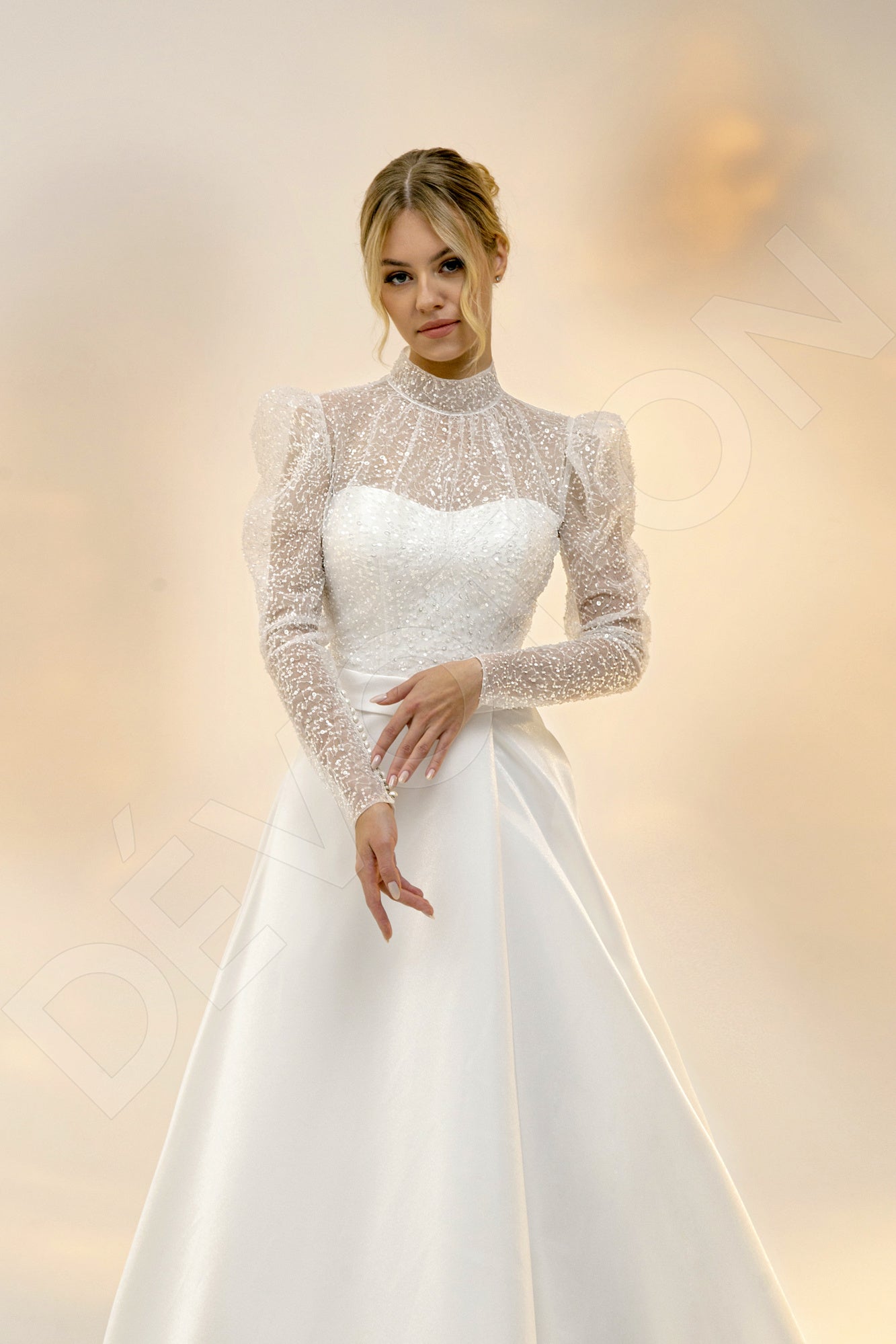 Kerina A-line Sweetheart Light Ivory Wedding dress