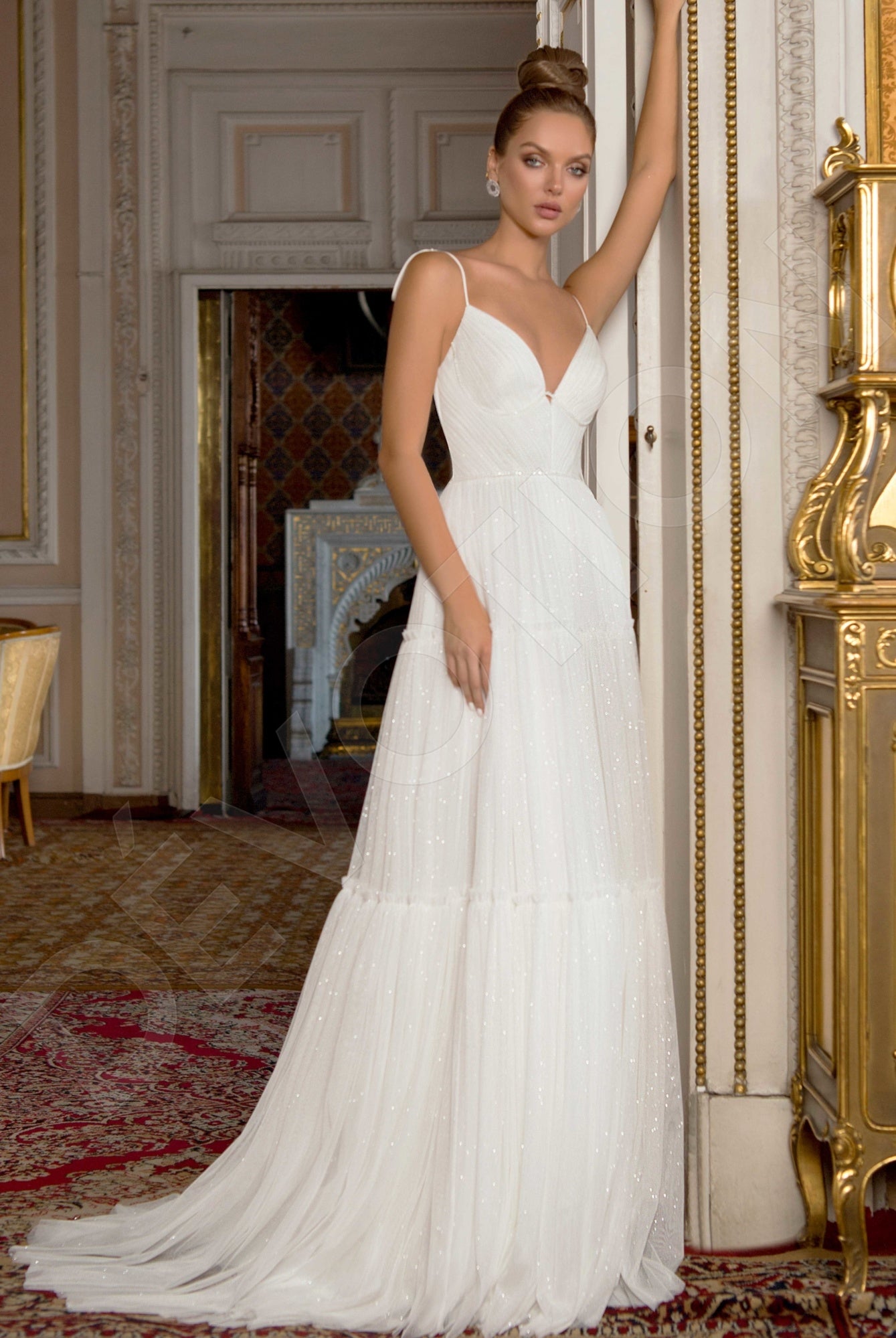 Ksailin A-line Sweetheart Off White Wedding dress