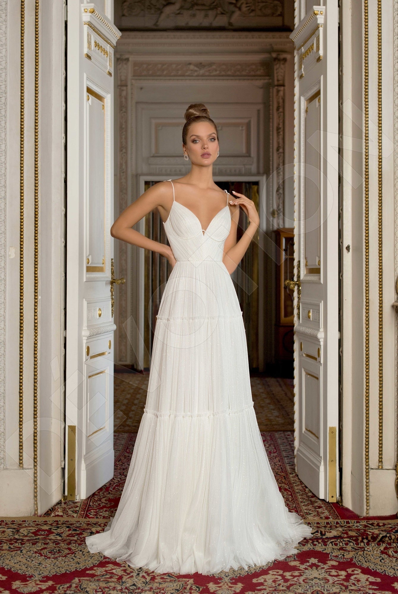 Ksailin A-line Sweetheart Off White Wedding dress