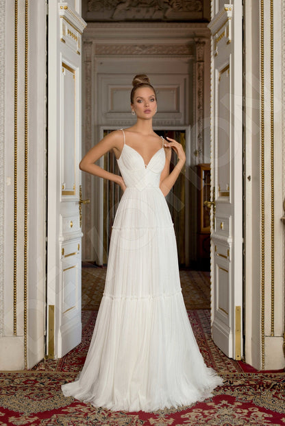 Ksailin A-line Sweetheart Off White Wedding dress