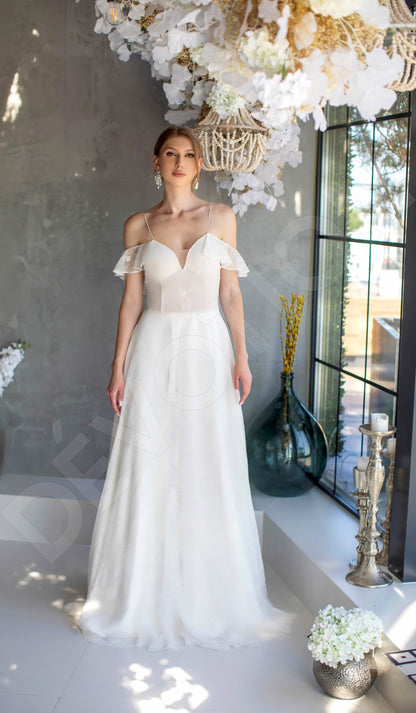 Alane A-line Sweetheart Milk Wedding dress