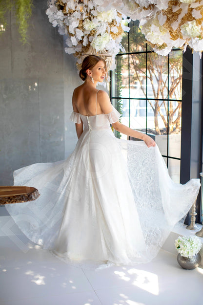 Alane A-line Sweetheart Milk Wedding dress