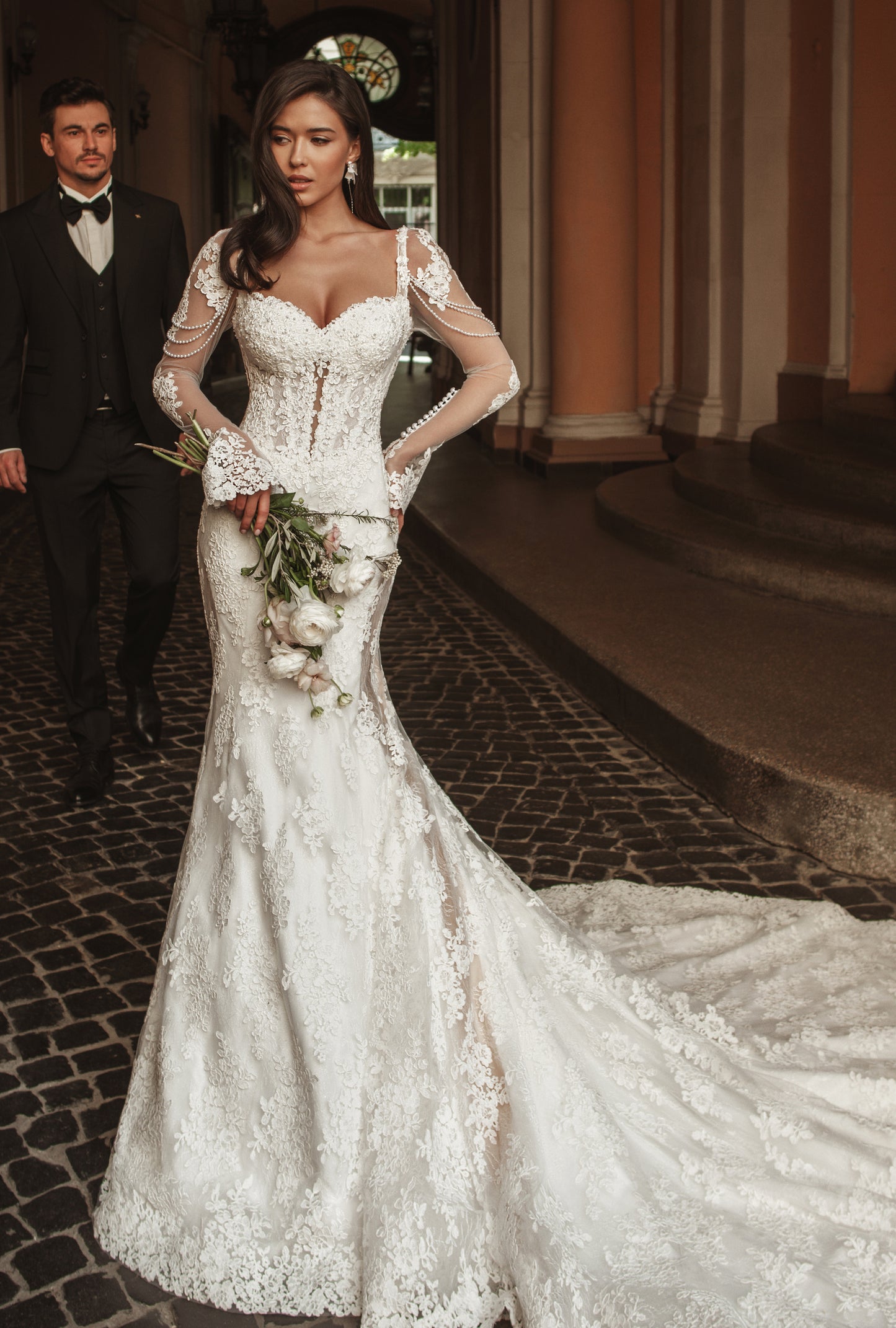 Bridgette Two in One Sweetheart Ivory Wedding dress