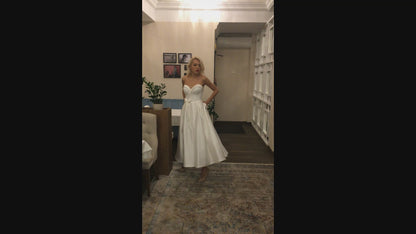 Unala A-line Sweetheart Milk Wedding dress