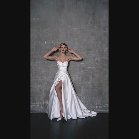 Annet A-line Sweetheart Ivory Wedding dress