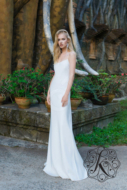 Saphira Open back A-line Straps Wedding Dress 6
