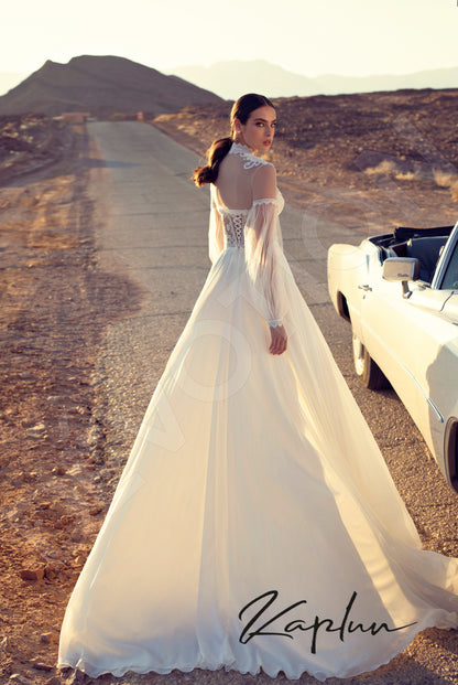 Itery Full back A-line Long sleeve Wedding Dress 6