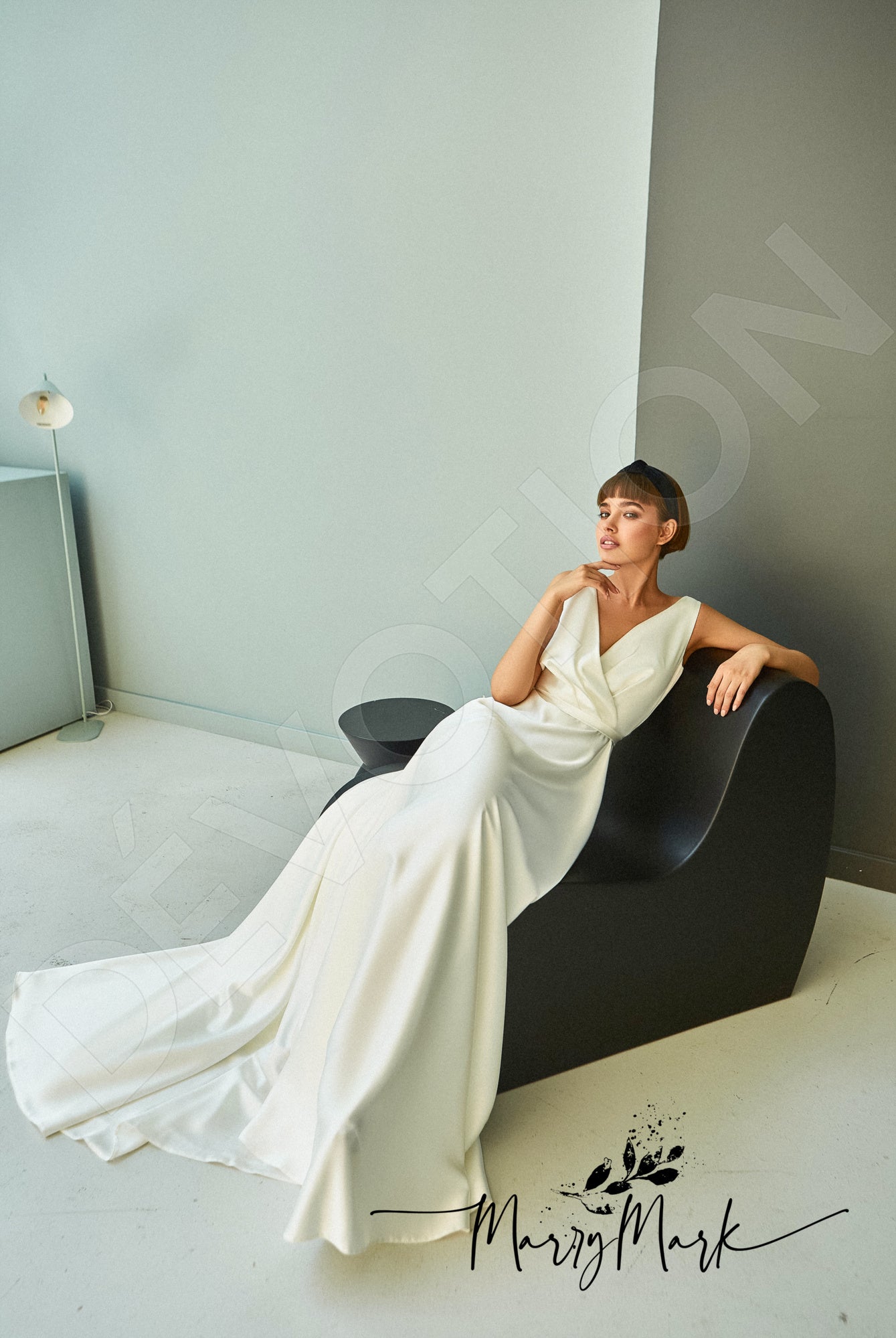 Vilda Open back A-line Straps Wedding Dress 8