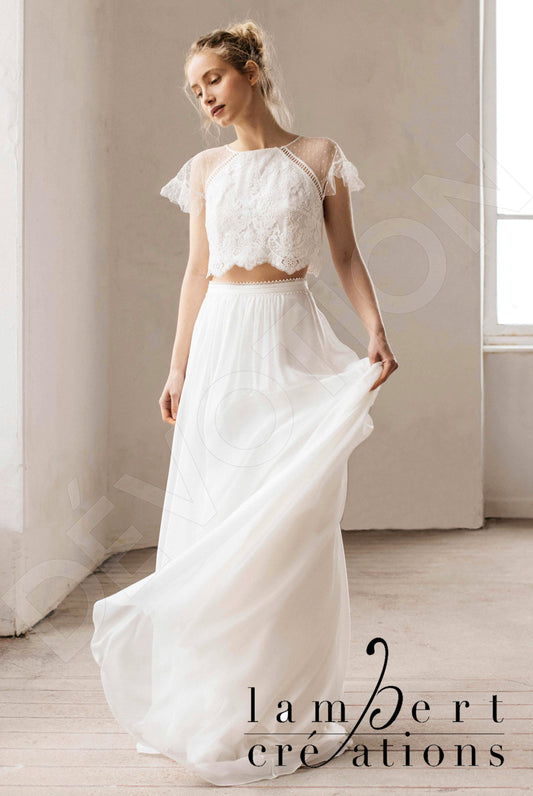 Alisée A-line Jewel Ivory Wedding dress