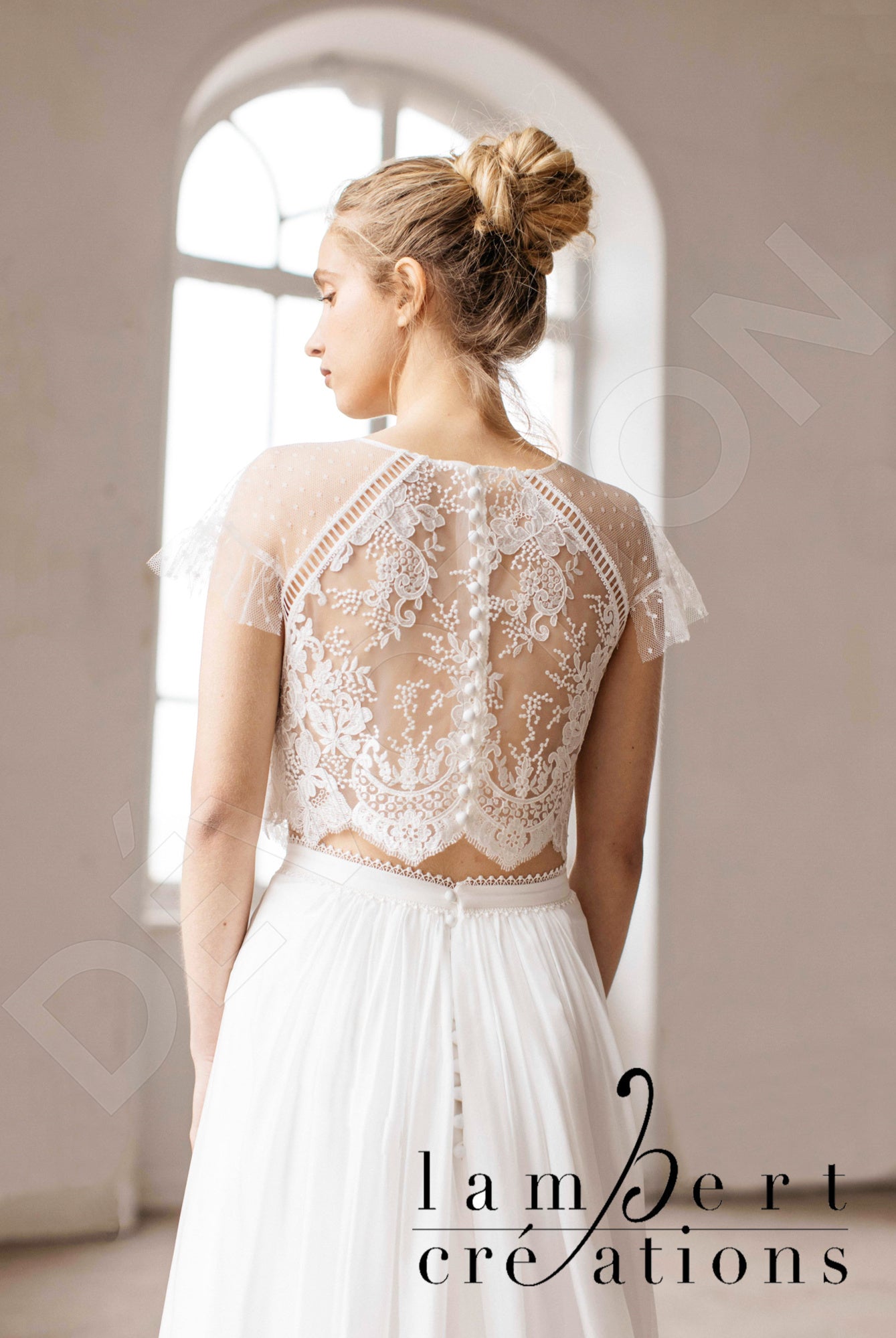 Alisée A-line Jewel Ivory Wedding dress