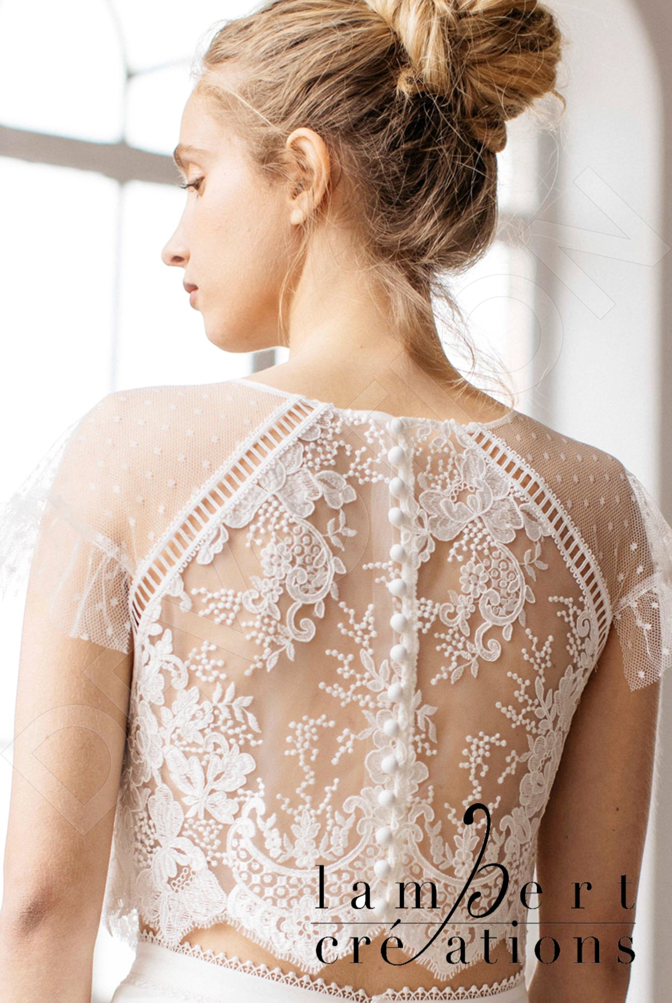 Alisée A-line Jewel Ivory Wedding dress