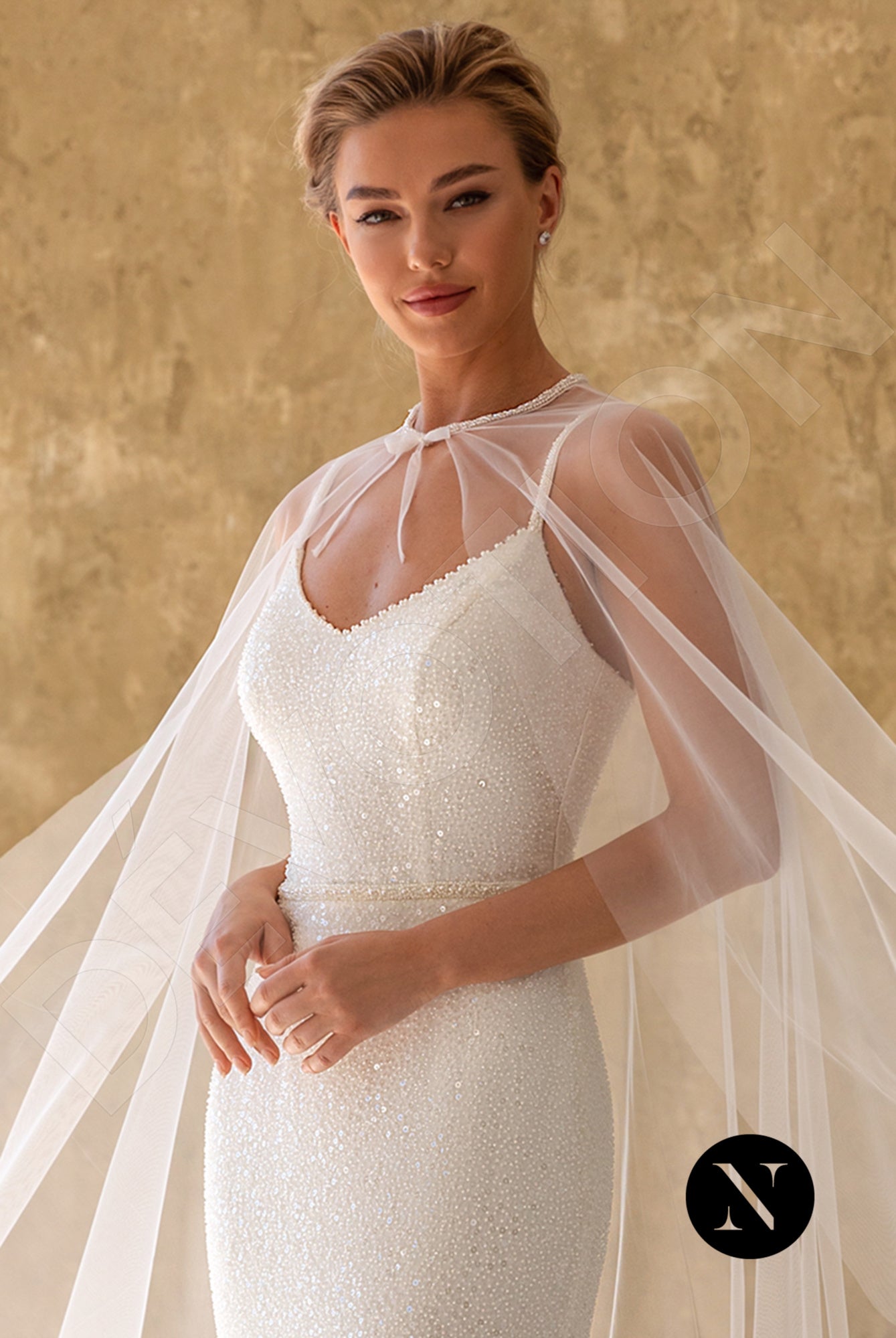 Laure Trumpet/Mermaid Sweetheart Ivory Wedding dress