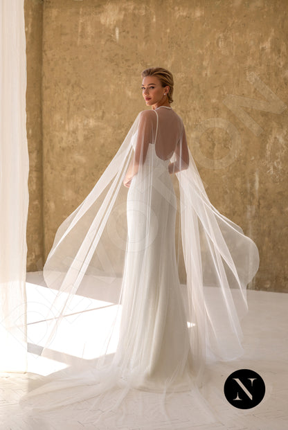 Laure Open back Trumpet/Mermaid Straps Wedding Dress Back