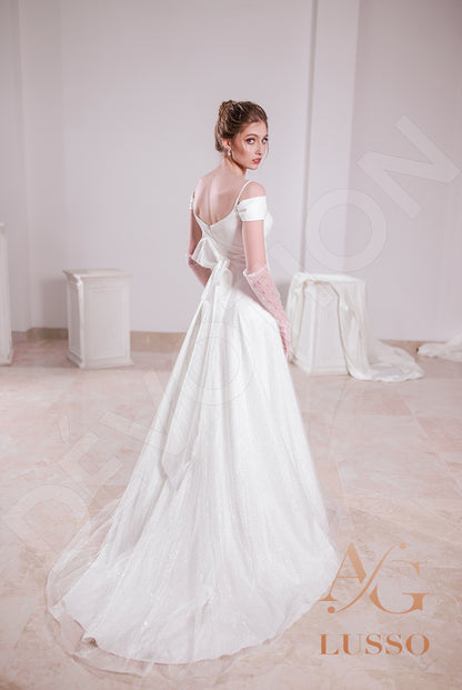 Shine Emilla Open back A-line Straps Wedding Dress 6