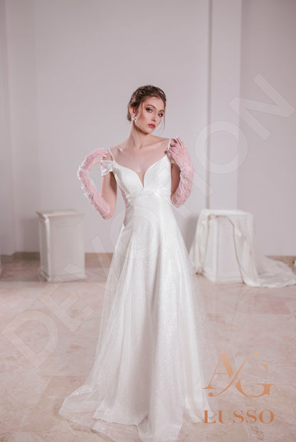 Shine Emilla Open back A-line Straps Wedding Dress 10
