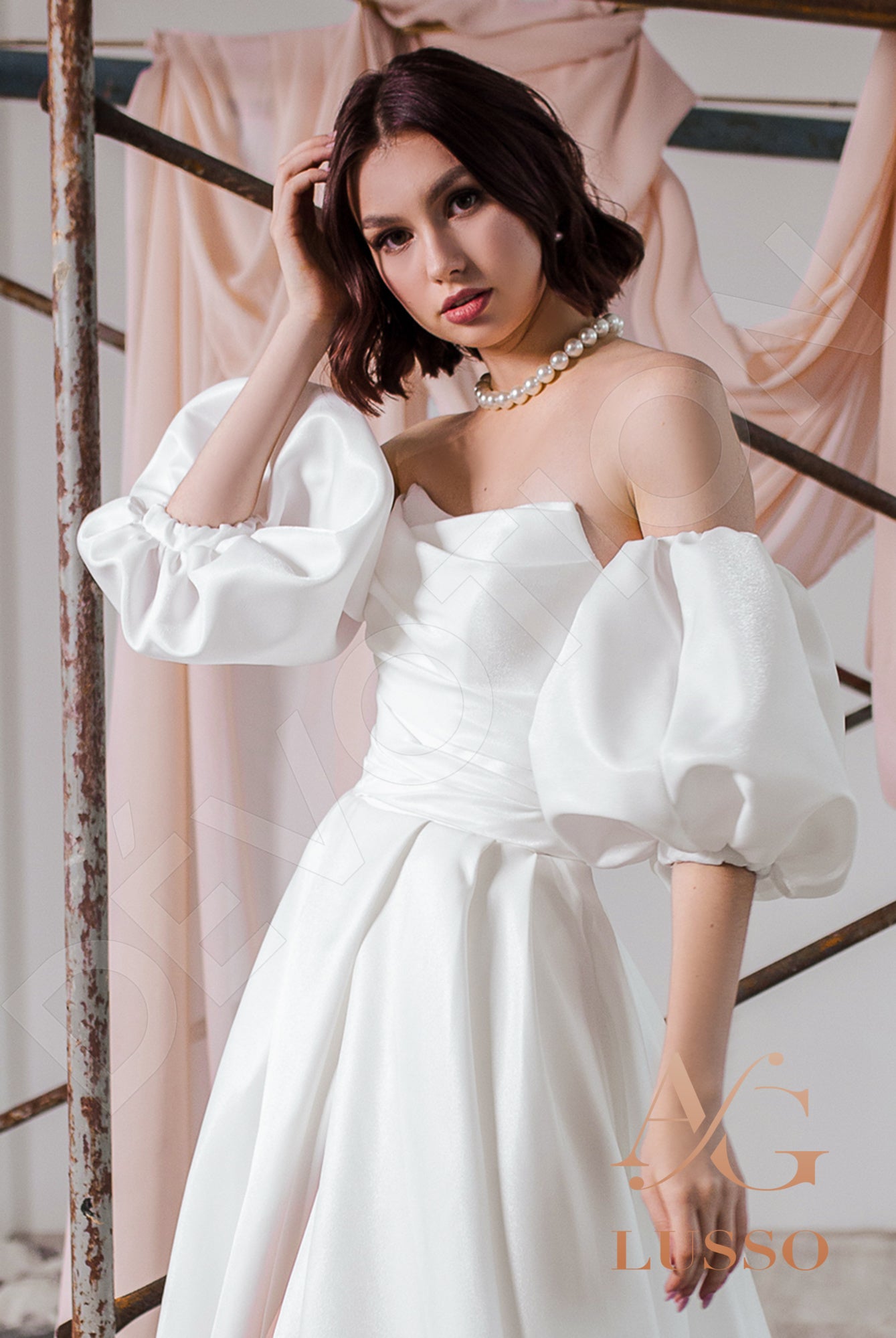 Arienna A-line Sweetheart LightMilk Wedding dress