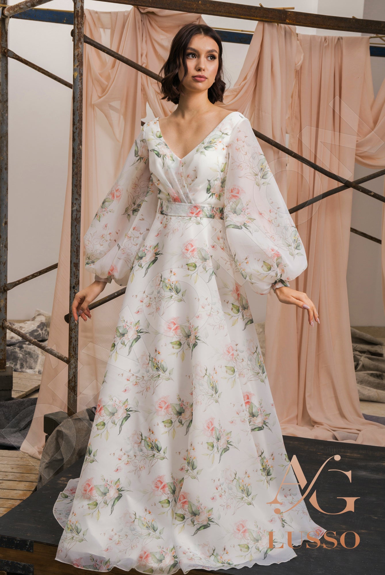 Rosalita A-line Sweetheart Multicolor Wedding dress
